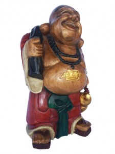 Buddha Figur aus Holz